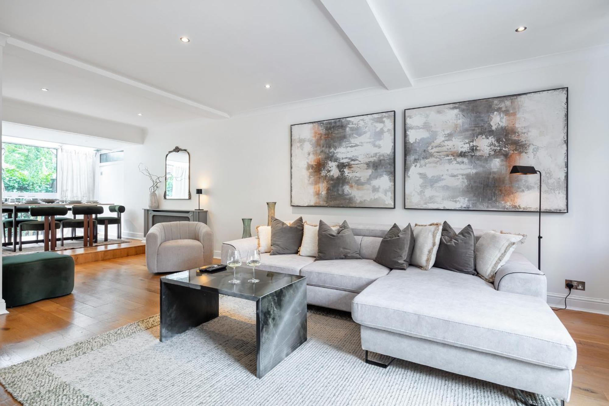 Rare 4Beds Townhouse In Kensington With Patio Villa London Exteriör bild