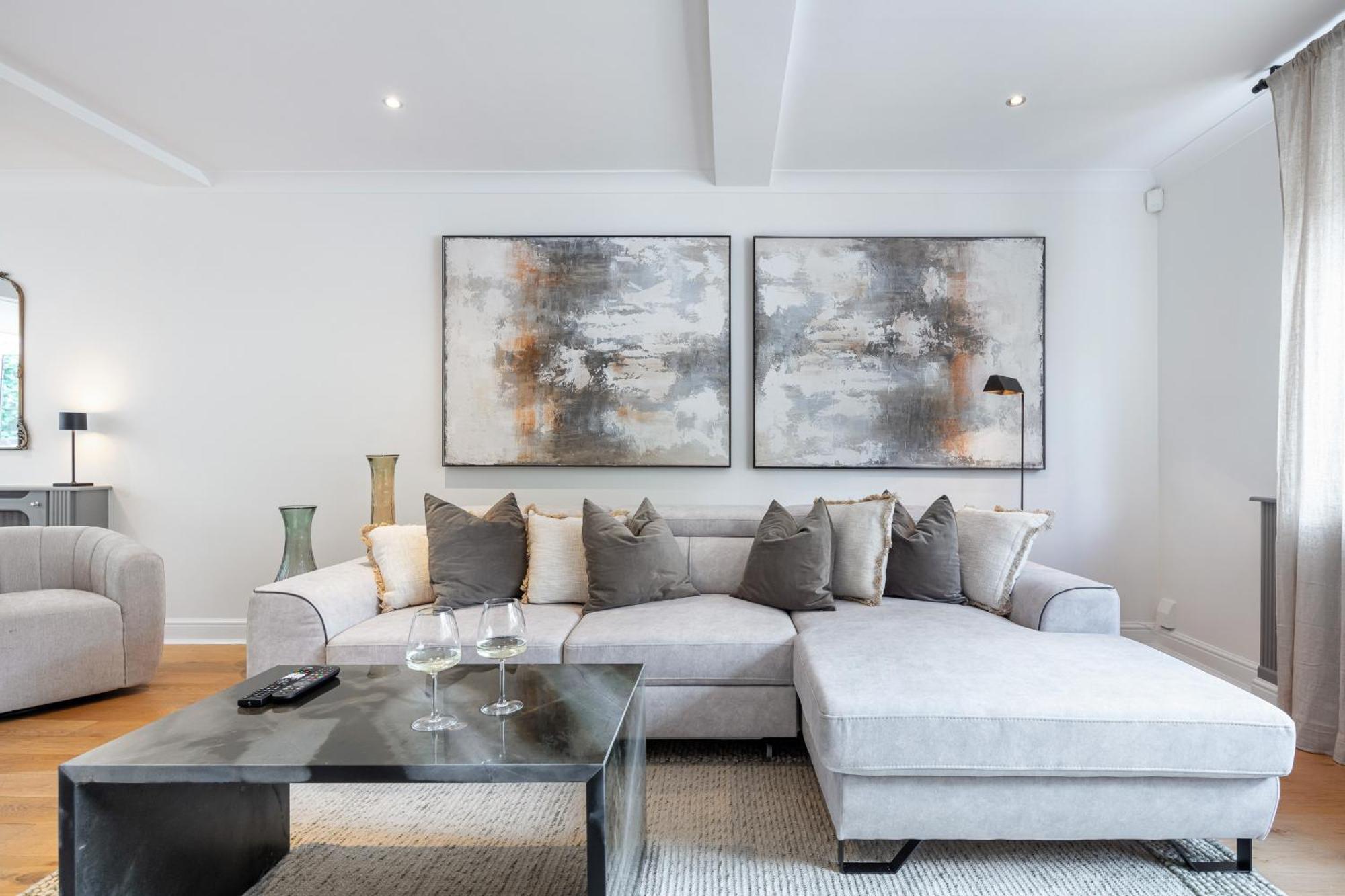 Rare 4Beds Townhouse In Kensington With Patio Villa London Exteriör bild
